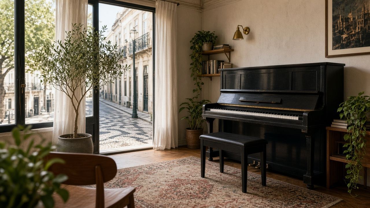 Adult music studio / piano lessons workspace at Piano Studio Loaderkeyhole